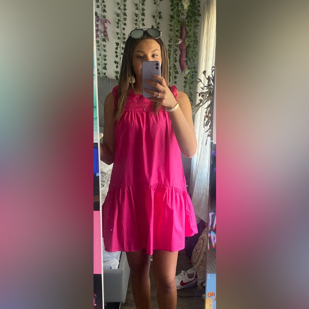 Women’s Pink Sleeveless Mini Dress